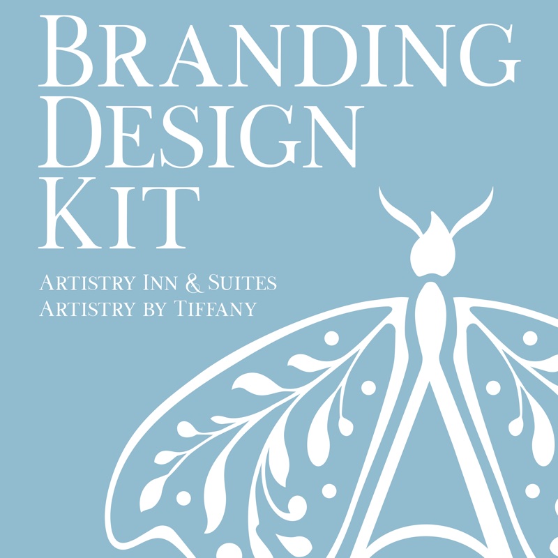 Artistry Inn and Suites branding design kit cover