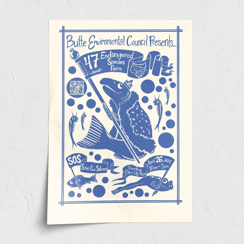 Butte Environmental Council Endangered Species Faire poster