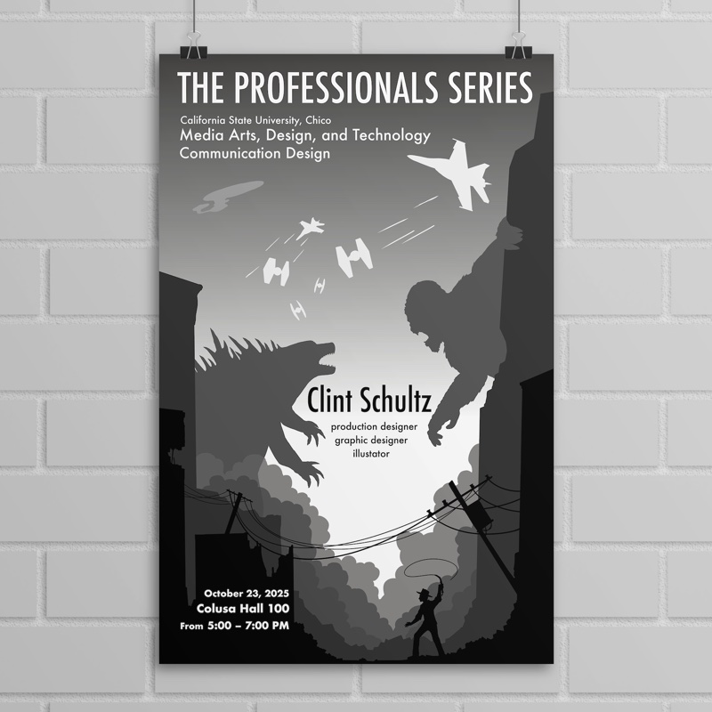 The Professionals Series poster featuring Clint Schultz